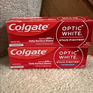 Colgate Optic White Toothpaste lot of 2